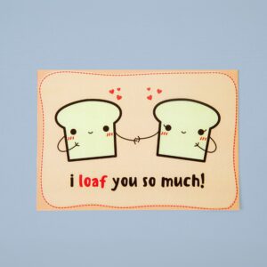 Hand Written I Loaf You So Much Card