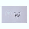 Hand Written Do You Boo Card