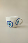 Hand painted Evil Eye Ceramic Cup