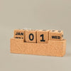 Cork Table Top Calendar