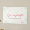 Hand Written New Beginings Card