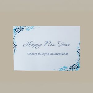 Hand Written New Year Card