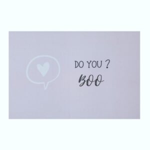 Hand Written Do You Boo Card