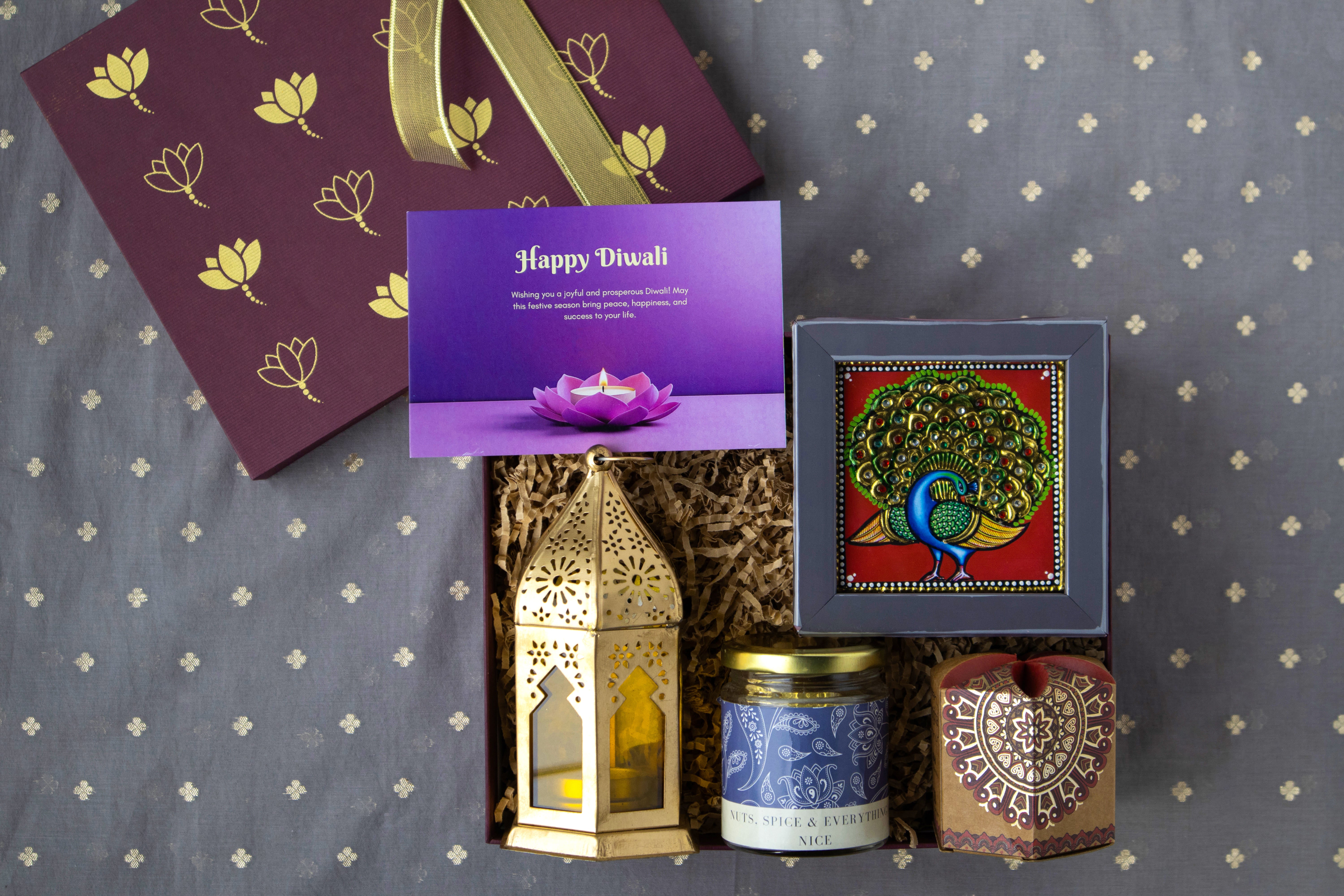 Sitara Diwali Gift Box India | Premium Diwali Gift Hamper – PinkribbonShop