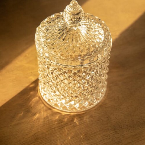 Crystal storage jar