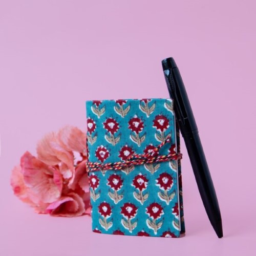 Floral pocket diary