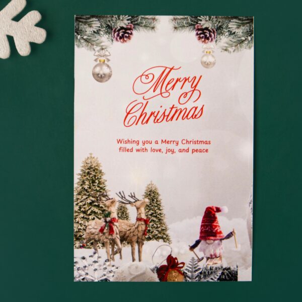 Hand Written Xmas Card