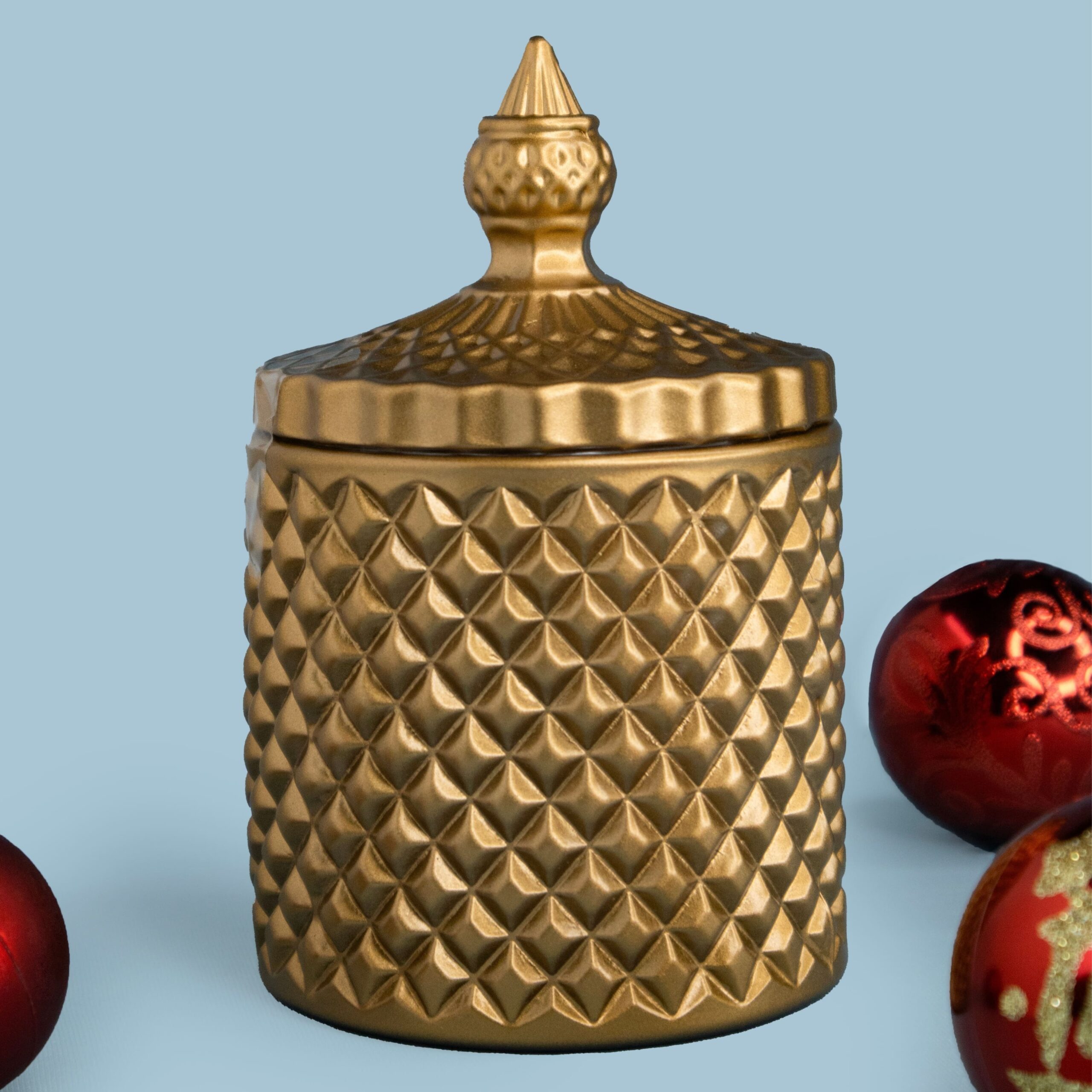 Gold Crystal Jar